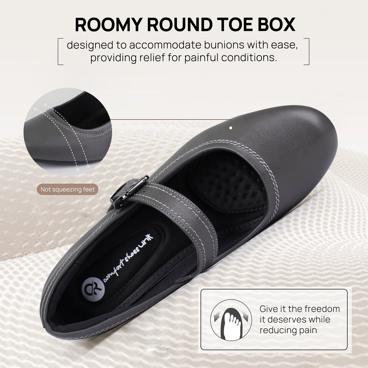 Benassal Mary Janes Shoes for Bunions - Women